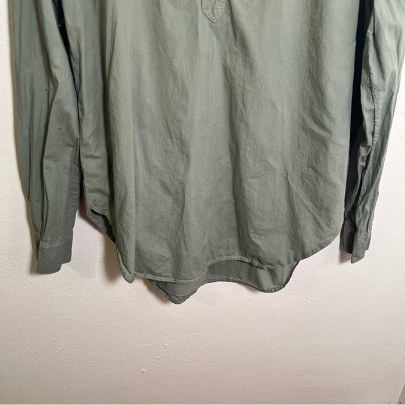 Lou & Grey Split Neck Tunic Top Light Green XS - Picture 3 of 9